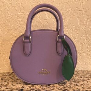 NWOT Adorable Coach CR253 Blueberry Crossbody